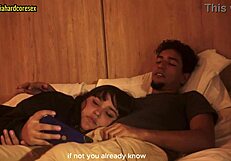 watching a movie with stepsister leads to her sucking my dick