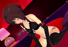 Megumin wants fun with big cock in love hotel