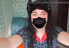 Sissy Crossdresser Feels Excited In Sexy Dress With Big Ass As White Gay Boy Lady Boy Model