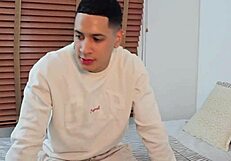 Fucking my boyfriend and the airbnb owner with monster cock!