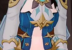 just watching this wild cartoon cum explosion in 3d hentai.