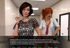 3D animated video of anime sex with big boobs and cunilingus