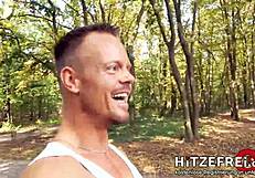 Bodo Bangs Milf Slut Jana Schwarz Hard in Public Park for Hitzefrei Dating