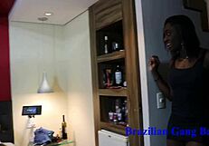 i can’t beleive fernanda chocolatte’s first gangbang, so wild