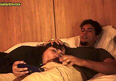 watching a movie with stepsister leads to her sucking my dick