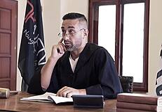 Court Day Turns Into Double Penetration Orgy. Aisha and Helena Valentine Take It All!