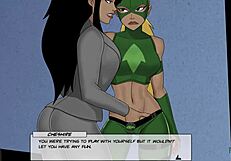 Dc comics something unlimited part 52 cheshire and artemis have playtime cosplay