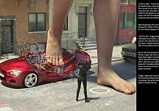 3D animated sex comic featuring Big Apple Small Gesture