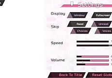 Schoolgirl says, 'Watch me give a blowjob in this hgame'