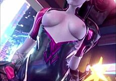 Overwatch: a compilation of animated porn with anime-style art