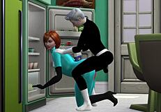 danny phantom bends his mom over and fucks her hard