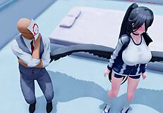 3D animated porn with anime and hentai features