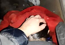 We snuck off to this creepy abandoned spot for dirty talk and sex... oops, I mean s-sex!