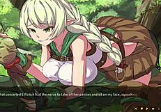 Perverted game play where spirit impregnates nenevi in anime hentai