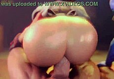 Dva Vs Kiriko in Doggystyle Bent Over Kissing