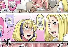 The story where the gal brings her friend and gets dominated instead in hentai anime