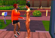 Nephew and aunt have fun while having sex