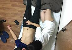 yo, japanese couple's kinky bedroom sex while kids away! 😜