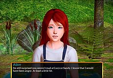 Discovering my new family in cartoon game 383