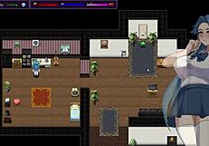 City Of Secret Pt 3 - Final Horny Slut Exposes Herself To The Whole Class - Defeating The First Boss Hentai Gameplay