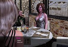 3D cartoon with big tits and cum inside