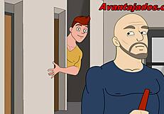 Gay Drawing Dirty Sex In College