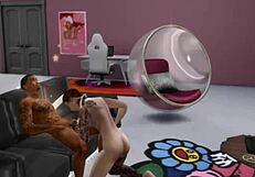Sanaithesim and Slimthetud in hot cartoon porn scene