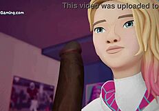 Gwen Stacy and Miles in doggy sex with window open?