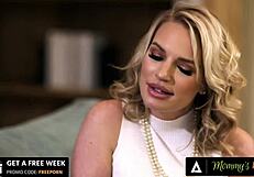 Angry Milf Rachael Cavalli Catches Stepson Jerking in Living Room