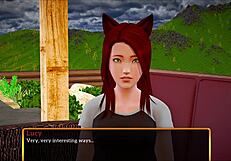 Discovering my new family in cartoon game 383