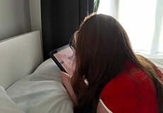 Distracted My Huge Tits Step Sister from Her Game