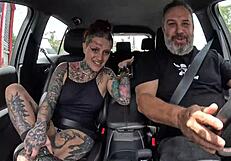 Big ass Latina gets a car ride and creampied