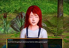 Discovering my new family in cartoon game 383