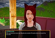 Discovering my new family in cartoon game 383