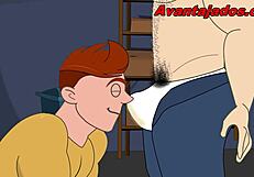 Gay Drawing Dirty Sex In College