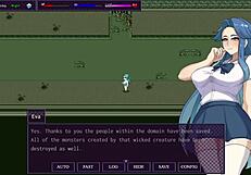 City Of Secret Pt 3 - Final Horny Slut Exposes Herself To The Whole Class - Defeating The First Boss Hentai Gameplay