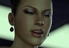 Tremendo par de tetas en femdom handjob y cumshot