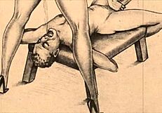 Vintage Erotic Comic Drawings