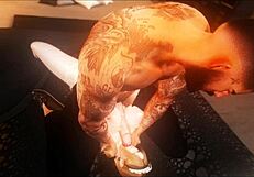 busty dirty maid offers bondage assfucking to boss for extra trip in second life