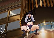 Hinata Hyuga Endures Netorare Fucks in Anime Hentai Game with Naruto Blowjob and Positions