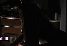 A curvaceous woman gives a blowjob and spits on a cock in an anime video