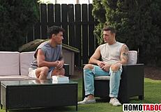 straight step brother learns intense gay sex lesson