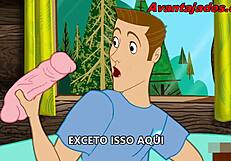 Brazilian gay pornstar fucks in sex cartoon