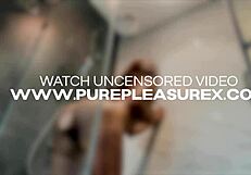 He Hops On Dildo For Prostate Orgasm In Shower