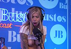 Better Than Toys, Mollysmith Squirts Hard On Sybian During Juan Bustos Podcast Interview.