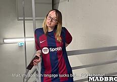 Asian slut gets double penetrated by rough PSG fans