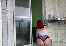 I hired this maid, her Brazilian ass drives me wild