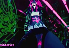 her first time takin two dicks, oh wow!