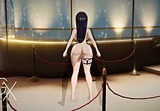 Hinata Hyuga Endures Netorare Fucks in Anime Hentai Game with Naruto Blowjob and Positions