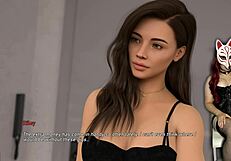 Steps of debauchery 40: Beautiful house maid in hot action